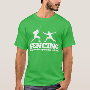 Camiseta Esgrima Por Causa De Outros Esportes Serem Pontas