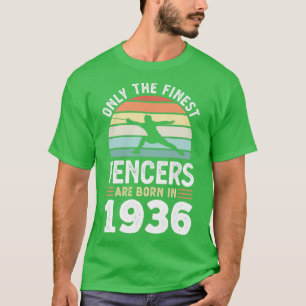Camiseta Esgrimistas, nascer 1936, Presente de cerca de 90 