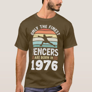 Camiseta Esgrimistas nascer 1976 50º Presente de Esgrima de
