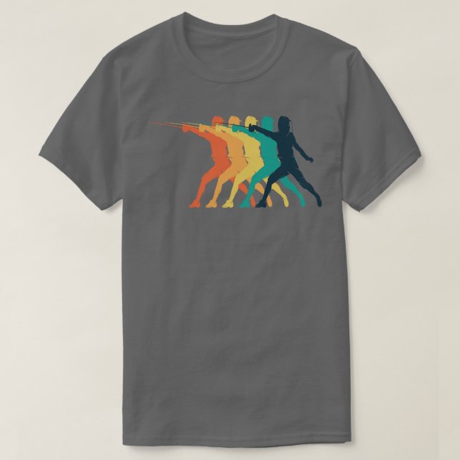 Camiseta Esgrimistas Retro (Frente do Design)