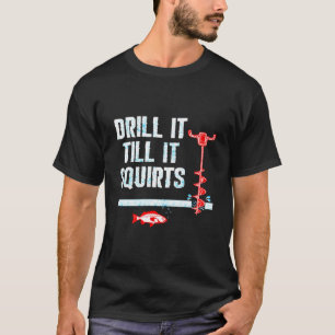 Camiseta Esgueirar Até Escamuflá-Lo Pescar O Gelo