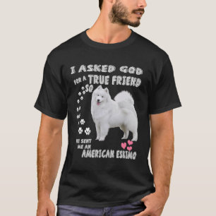 Camiseta Eskie Mãe Alemã Spitz Dog Eskie Dog American Eski