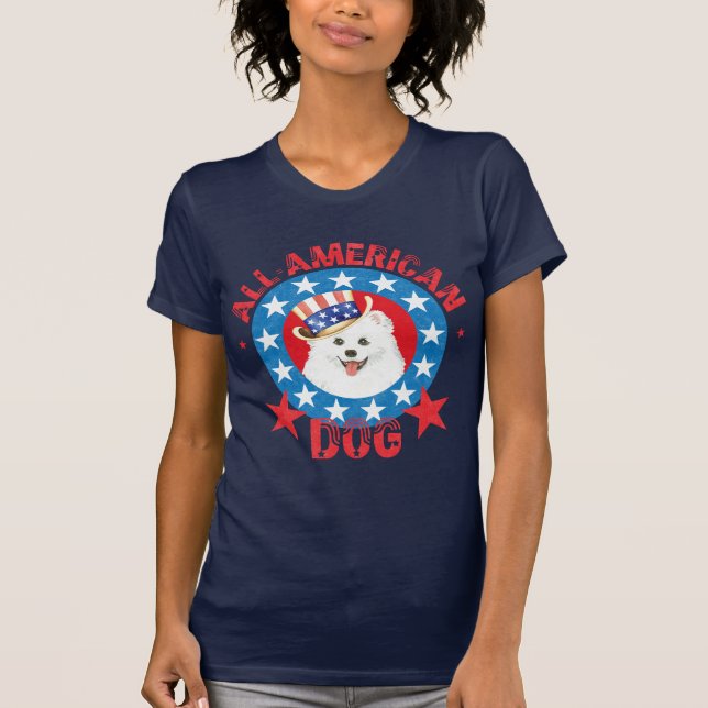 Camiseta Eskie patriótico (Frente)