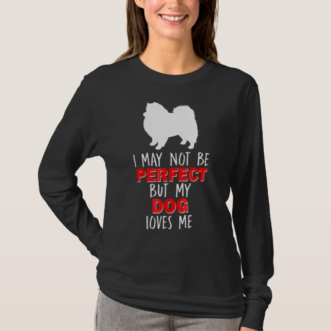 Camiseta Eskimo Americano Spitz Eu Posso Não Ser Perfeito (Frente)