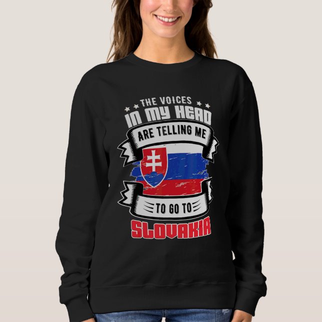 Camiseta Eslováquia Na Minha Cabeça (Frente)