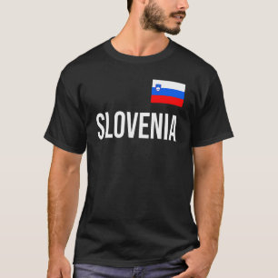 Camiseta Eslovênia Homens Crianças Eslovênia Bandeira Souve