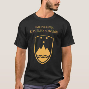 Camiseta Eslovênia passaporte esloveno Eslovênia pavilhão
