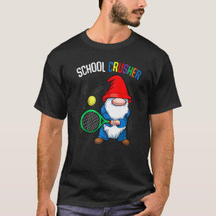 Camiseta Esmagador Escolar De Volta À Rua Gnomo Da Escola