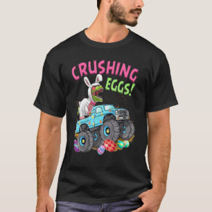 Camiseta Esmagamento de Ovos Páscoa Dinossauro Felz pascoa