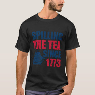 Camiseta Esmagamento Do Chá Desde 1773 4 Do Patriótico De J