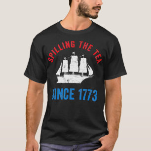 Camiseta Esmagamento Do Chá Desde 1773, Partido Do Chá