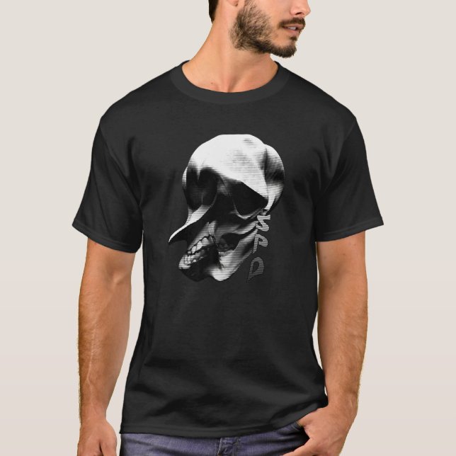 Camiseta Esmagamento do crânio do horror (Frente)