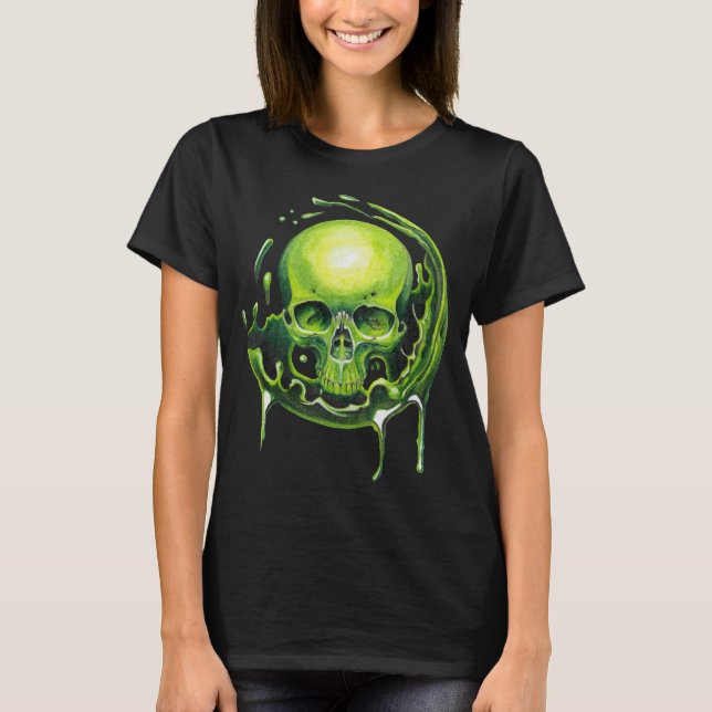 Camiseta esmagamento Tóxico do crânio (Frente)