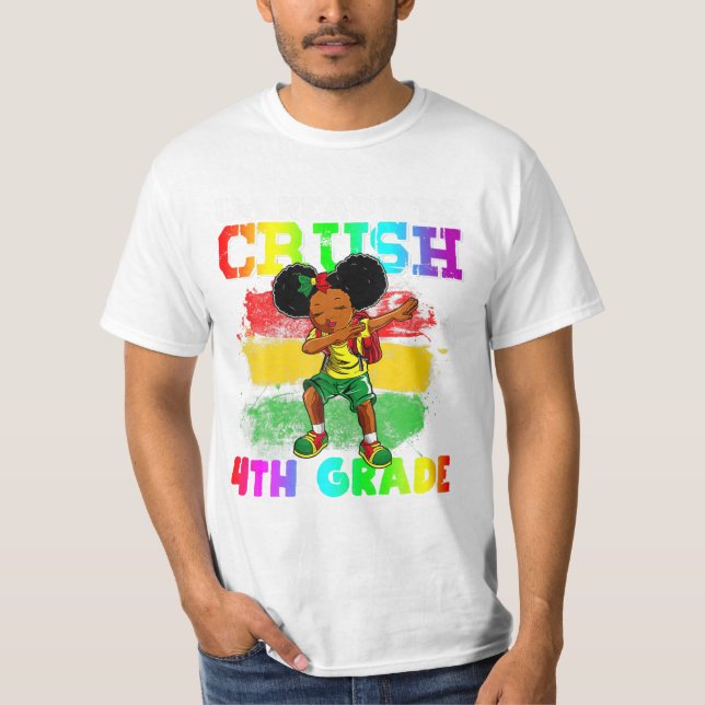 Camiseta Esmagando Garota do 4º ano (Frente)