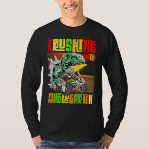 Camiseta Esmagando No Jardim Infantil Monstro Dinossauro