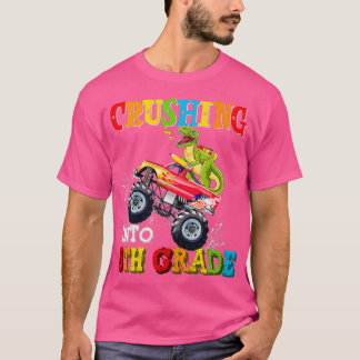 Camiseta Esmagando No Jardim Infantil Monstro Dinossauro