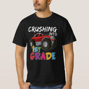 Camiseta Esmagando No Primeiro Grau Professor Kid Truck