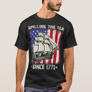 Camiseta Esmagando O Chá Desde 1773 Professora De História