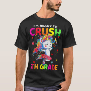Camiseta Esmagar 5 Grau Corno De Unicórnio De Volta Às Meni