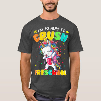 Camiseta Esmagar A Pré-Escola Dabitando O Unicórnio De Volt