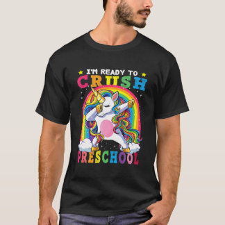 Camiseta Esmagar A Pré-Escola Dabitando O Unicórnio De Volt