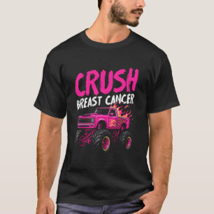 Camiseta Esmagar Caminhão Monstro de Conscientização do Cân