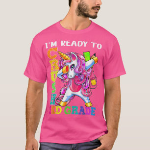Camiseta Esmagar Garotas Unicórn De Grau segundo Voltando P