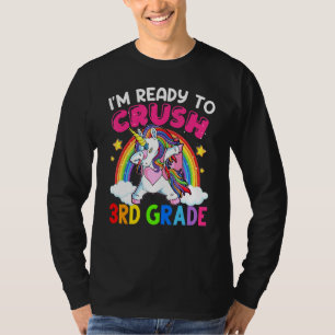 Camiseta Esmagar O Unicórnio Do 3º Grau De Volta À Escola