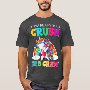 Camiseta Esmagar Unicórnio Do 3º Grau A Voltar À Escola