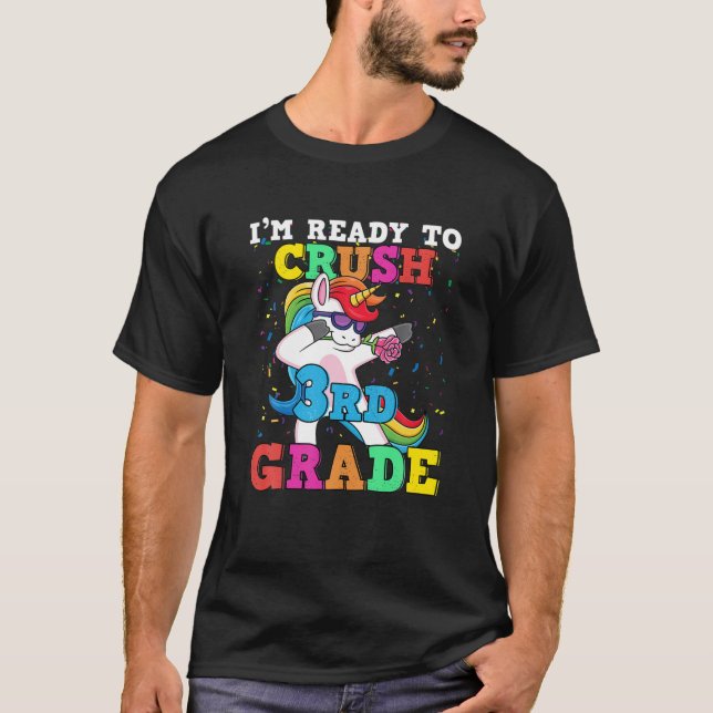 Camiseta Esmagar Unicórnio Do Terceiro Grau 3º-D Voltando A (Frente)
