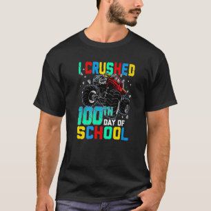 Camiseta Esmagei 100º Dia da Escola Monstro do Dinossauro T