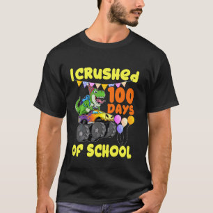 Camiseta Esmagei 100 Dias De Caminhão Monstro Da Escola T R