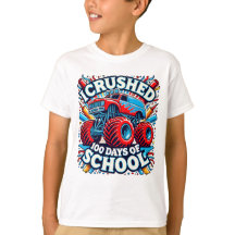 Esmagei 100 Dias De Crianças De Caminhões De Monst