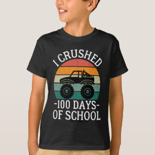 Camiseta Esmagei 100 Dias De Escola, De Volta À Escola T-Sh