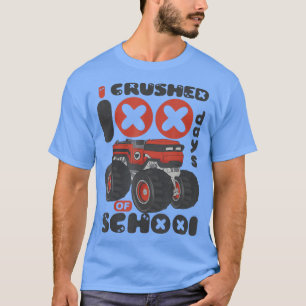 Camiseta Esmagei 100 Dias De Meninos Da Escola Meninas Meni