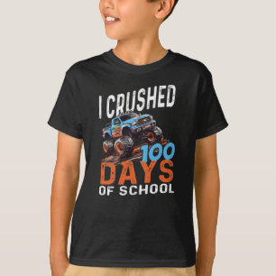Camiseta Esmagei 100 Dias De Meninos Escolares