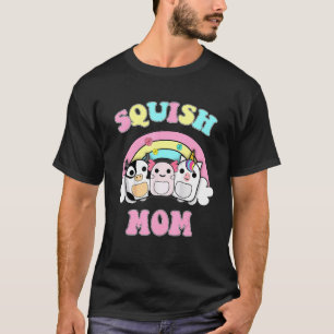 Camiseta Esmague Mamãe Arco-íris Axolote Unicórnio Vaca Lei