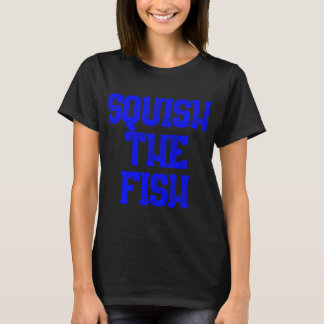 Camiseta Esmague O Adesivo De Malhação Esportiva Do Peixe