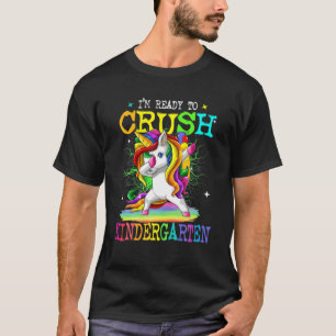 Camiseta Esmague O Jardim De Infância A Dabbing Unicorn De