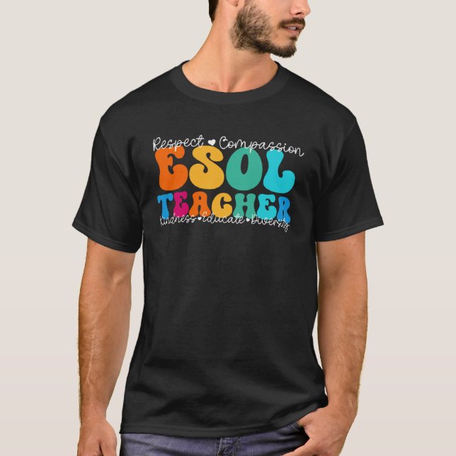 Camiseta ESOL Teacher Appreciation Week Back to School (Frente)