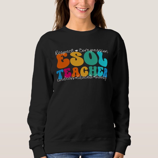 Camiseta ESOL Teacher Appreciation Week Back to School (Frente)