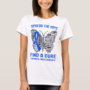 Camiseta Esophageal Cancer Awareness Ribbon Support Gifts