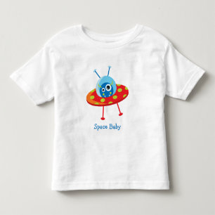 Camiseta Espaçamento Personalizado da Alienígena em Cute