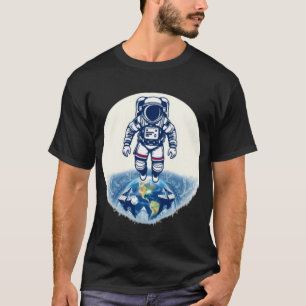 Camiseta espacewalk de destruição de gravidade"