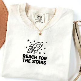 Camiseta Espacial 'Alcançar as Estrelas' para Meni