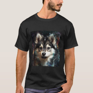 Camiseta Espaço Alaskan Klee Kai