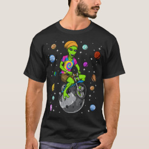 Camiseta Espaço Alien Tie Dye Hippie
