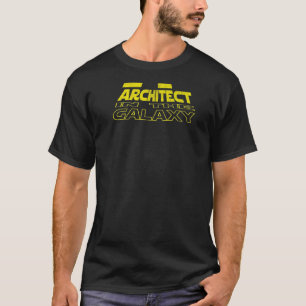 Camiseta Espaço arquitetônico de ti em segundo plano