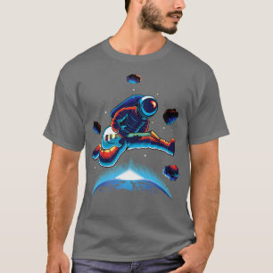 Camiseta Espaço Astronauta Espacial Funny Espaço Legal Estr