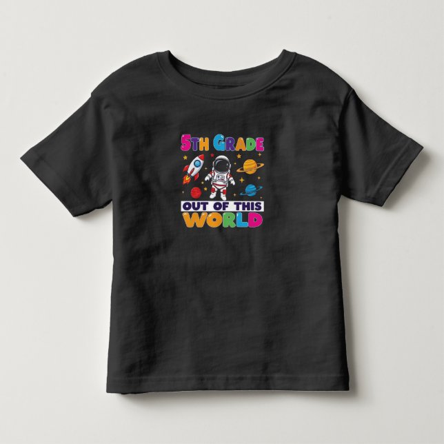 Camiseta Espaço de Astronauta para Professores do Nível 5 (Frente)